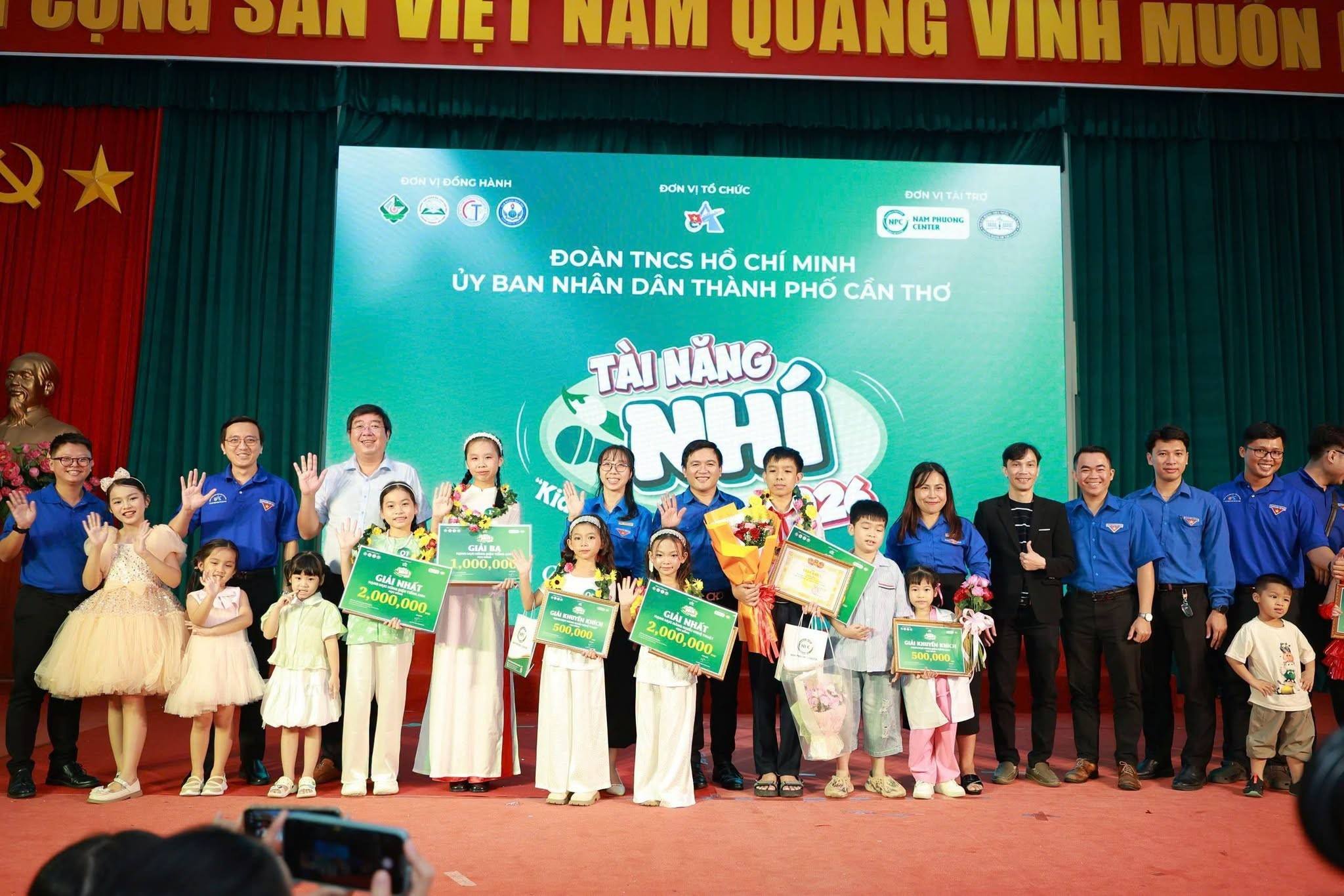 Chi đoàn Sở Tài chính thành phố Cần Thơ đạt thành tích xuất sắc tại cuộc thi "Tài năng nhí – Kids Got Talent" năm 2026