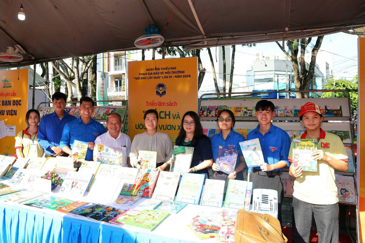 Thư viện thành phố cần thơ hưởng ứng Ngày hội thiếu nhi bảo vệ môi trường năm 2026: Lan tỏa văn hóa đọc và thông điệp xanh