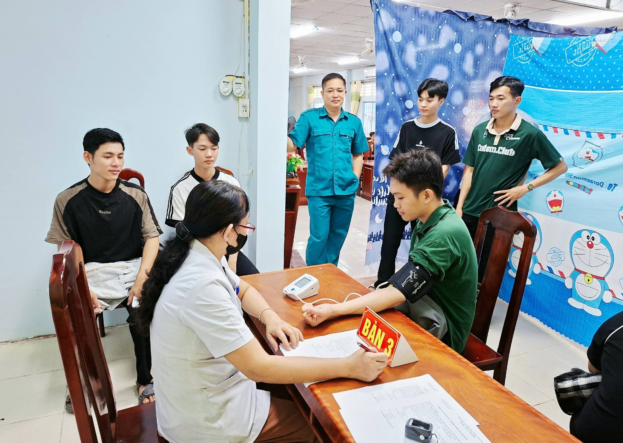 XÃ PHONG NẪM TỔ CHỨC KHÁM SƠ TUYỂN SỨC KHỎE NGHĨA VỤ QUÂN SỰ NĂM 2026