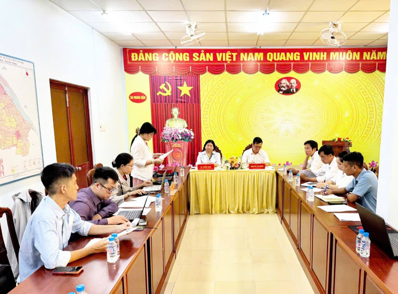 Trung tâm hành chính công xã Phong Nẫm tiếp và làm việc với  Đoàn kiểm tra công tác kiểm soát thủ tục hành chính của  thành phố Cần Thơ năm 2026