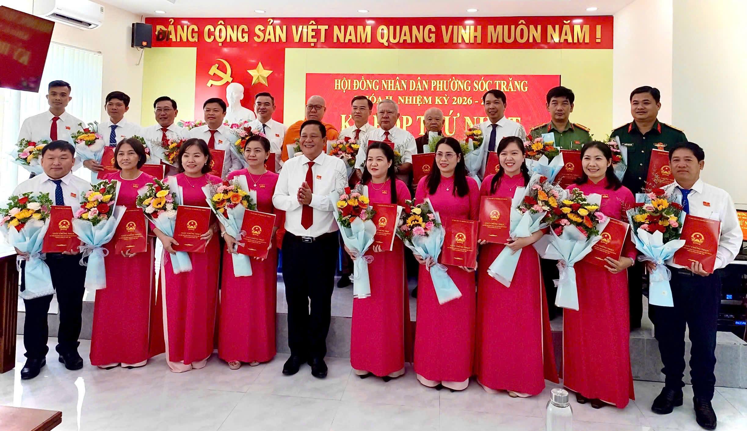 Hội đồng nhân dân phường Sóc Trăng tổ chức Kỳ họp thứ nhất khóa II, nhiệm kỳ 2026 – 2031