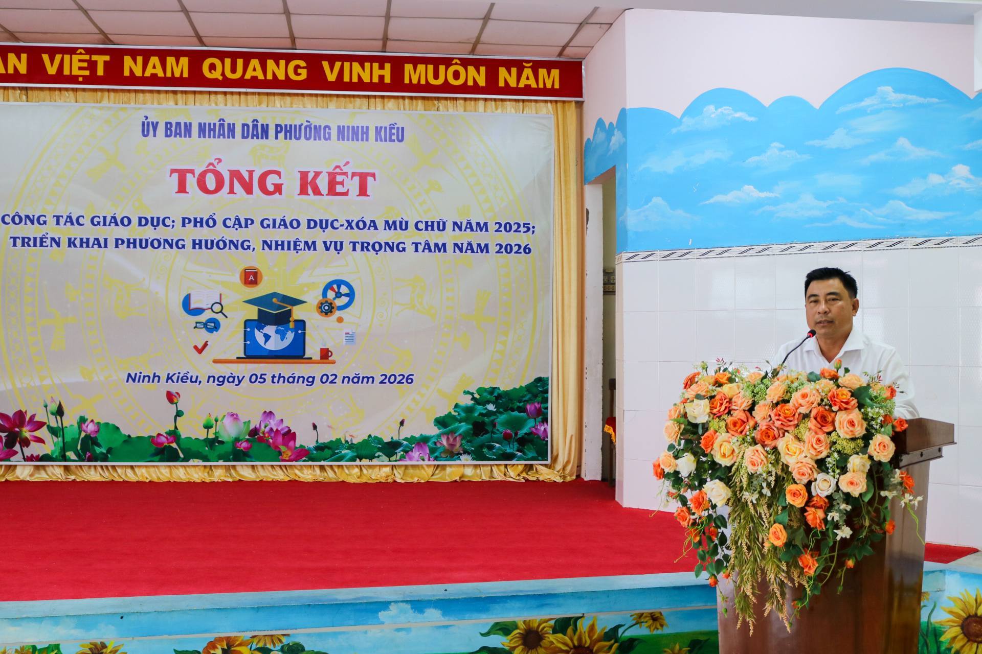 PHƯỜNG NINH KIỀU: DUY TRÌ VỮNG CHẮC CHUẨN PHỔ CẬP GIÁO DỤC MỨC ĐỘ 3, QUYẾT LIỆT CHUYỂN ĐỔI SỐ TOÀN DIỆN