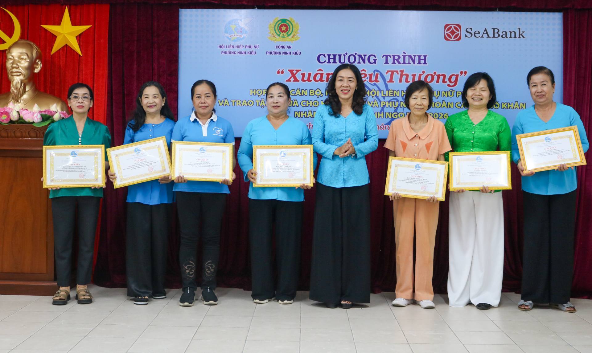 HỘI LHPN PHƯỜNG NINH KIỀU TỔ CHỨC CHƯƠNG TRÌNH "XUÂN YÊU THƯƠNG" VÀ TRIỂN KHAI NHIỆM VỤ TRỌNG TÂM NĂM 2026
