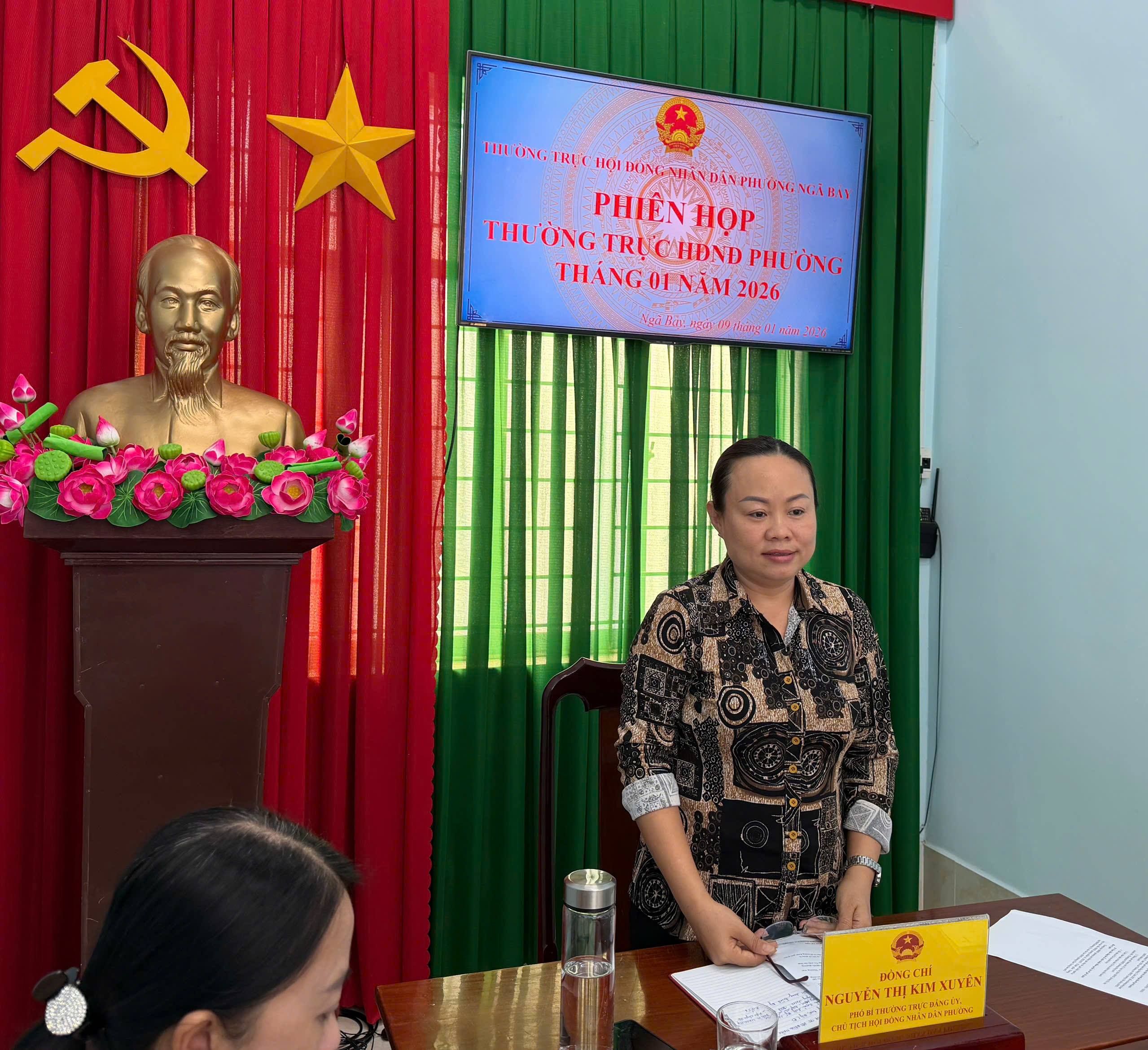 Phiên họp thường trực HĐND phường tháng 01.2026