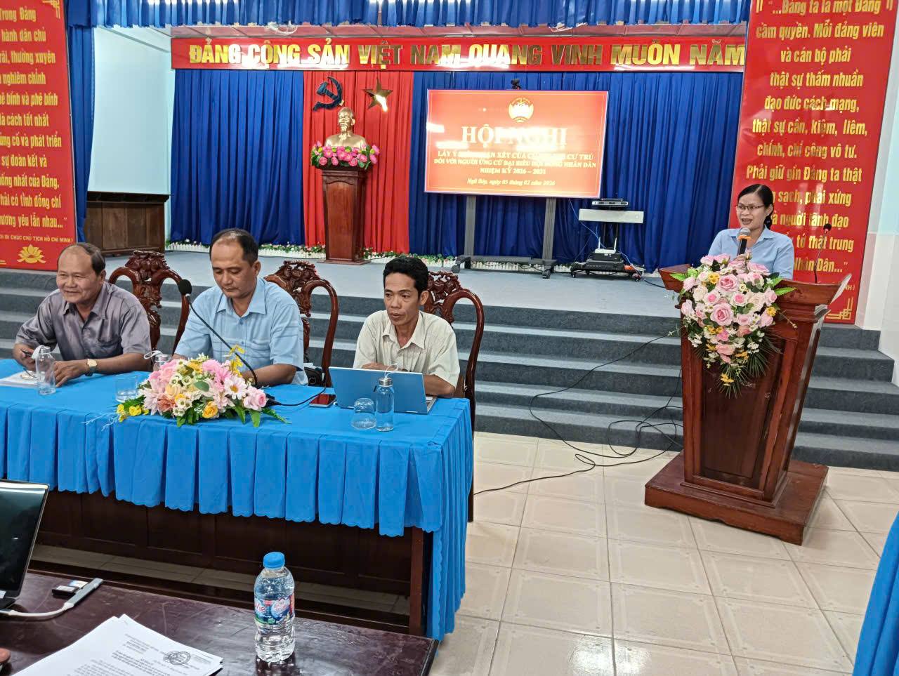 HOÀN THÀNH CÔNG TÁC LẤY Ý KIẾN NHẬN XÉT VÀ TÍN NHIỆM CỦA CỬ TRI NƠI CƯ TRÚ ĐỐI VỚI NGƯỜI ĐƯỢC GIỚI THIỆU ỨNG CỬ ĐẠI BIỂU HỘI ĐỒNG NHÂN DÂN CÁC CẤP, NHIỆM KỲ 2026 - 2031