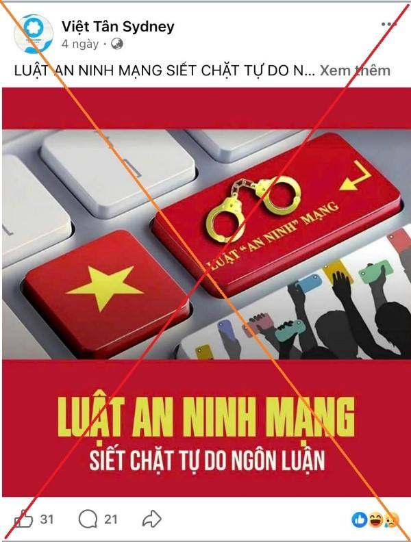 Đập tan luận điệu xuyên tạc về Luật An ninh mạng có hiệu lực từ ngày 01/7/2026