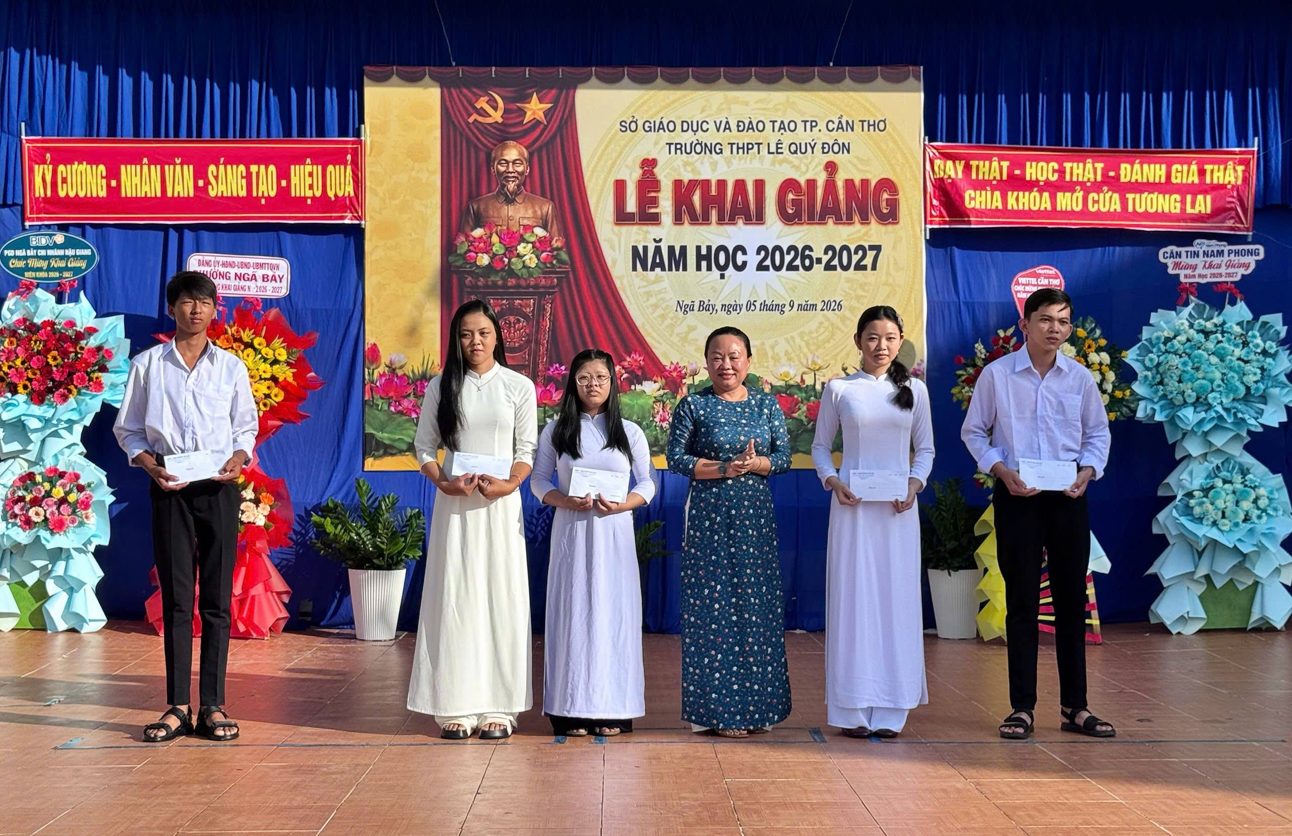 Trường THPT Lê Quý Đôn long trọng tổ chức Lễ khai giảng năm học 2026–2027