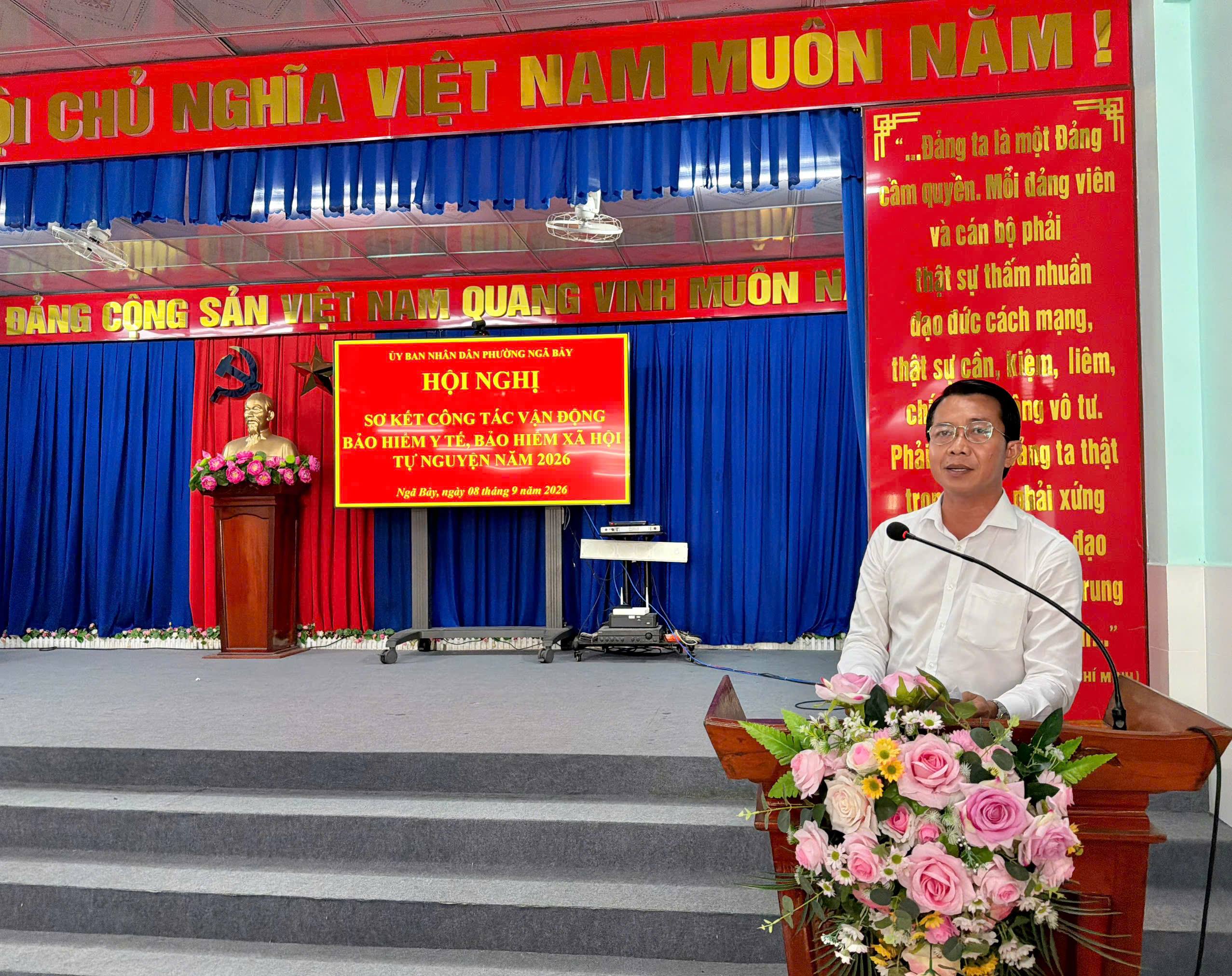 Sơ kết công tác vận động bảo hiểm y tế bảo hiểm xã hội tự nguyện năm 2026
