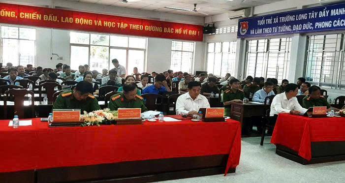 TRƯỜNG LONG TÂY – QUYẾT TÂM XÂY DỰNG ĐỊA BÀN KHÔNG MA TÚY 