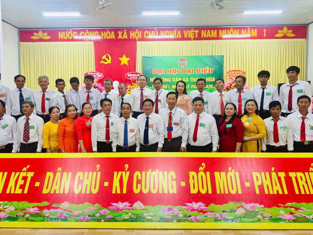 ĐẠI HỘI ĐẠI BIỂU HỘI NÔNG DÂN XÃ THẠNH HÒA LẦN THỨ I, NHIỆM KỲ 2025 – 2030