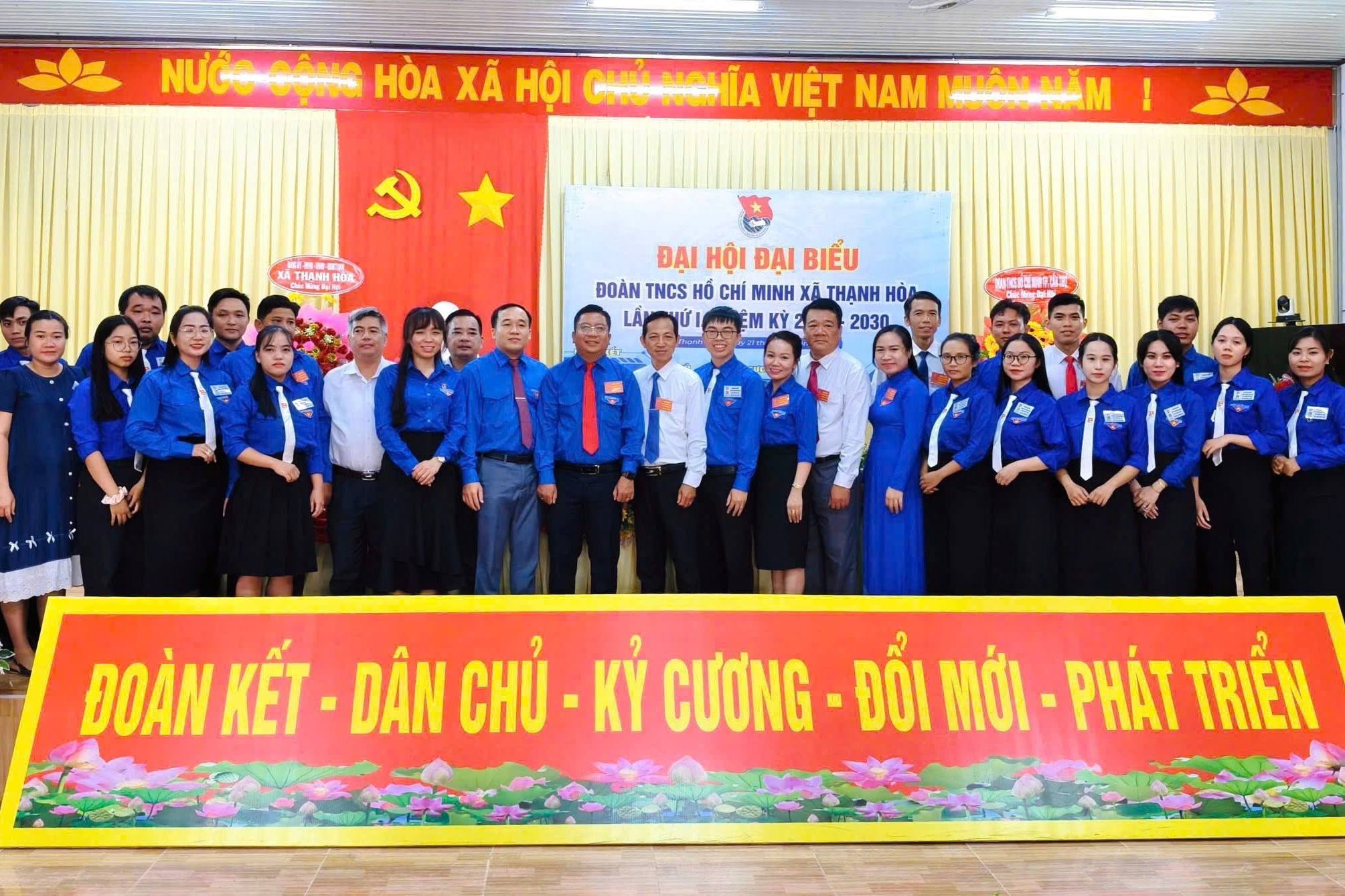 ĐẠI HỘI ĐẠI BIỂU ĐOÀN TNCS HỒ CHÍ MINH XÃ THẠNH HÒA LẦN THỨ I, NHIỆM KỲ 2025 – 2030