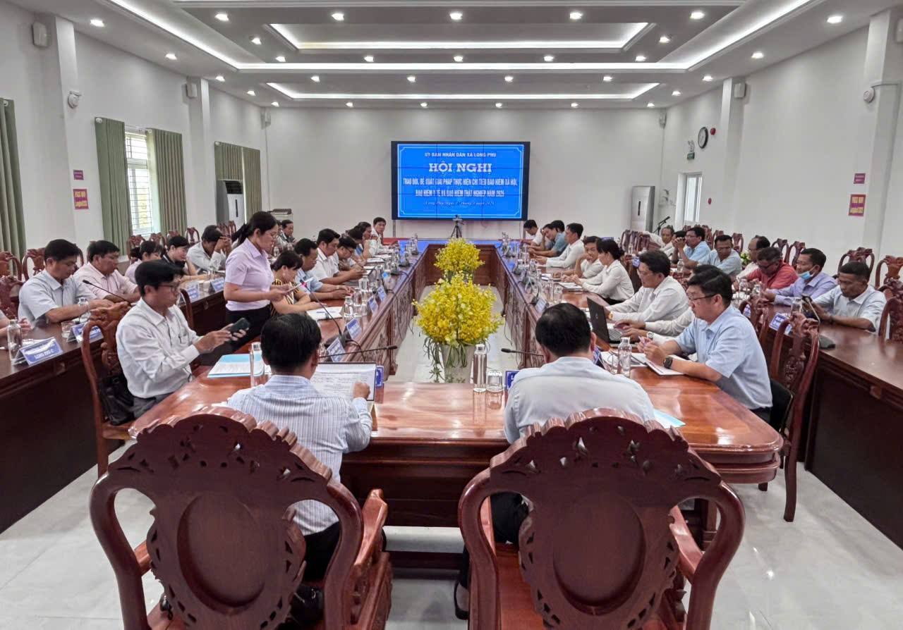 Long Phú họp bàn giải pháp thực hiện chỉ tiêu bảo hiểm năm 2026