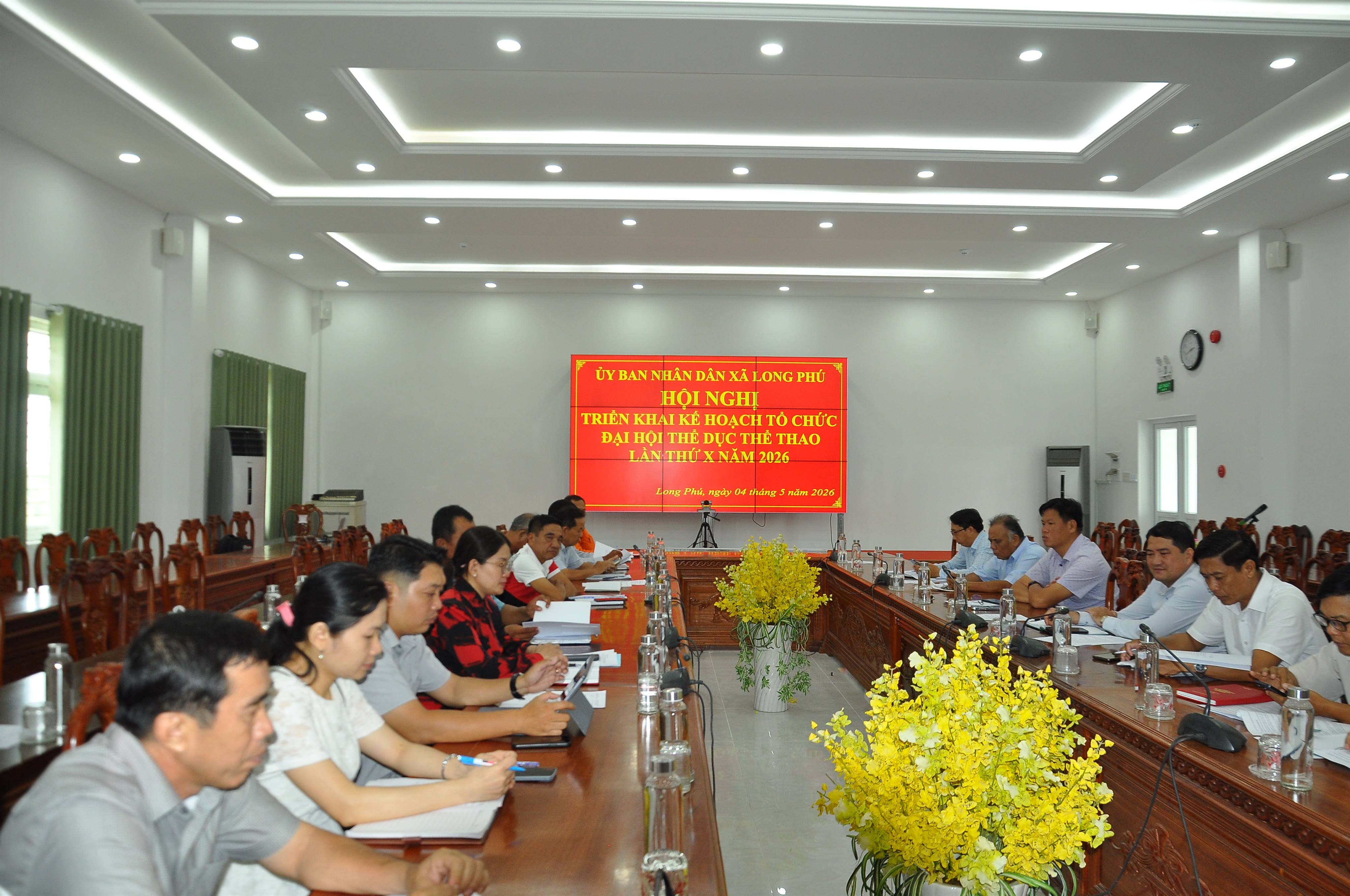 Long Phú hội nghị triển khai Kế hoạch tổ chức Đại hội thể dục thể thao lần thứ X, năm 2026 
