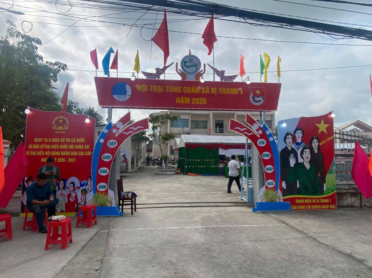 Hội trại tòng quân xã Vị Thanh 1 – Tiếp lửa truyền thống, động viên thanh niên lên đường nhập ngũ