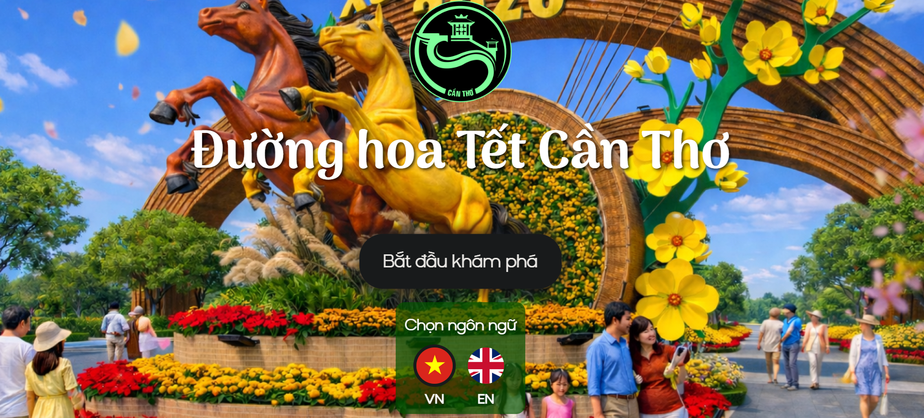 Tham quan 360 đường hoa Cần Thơ 2026