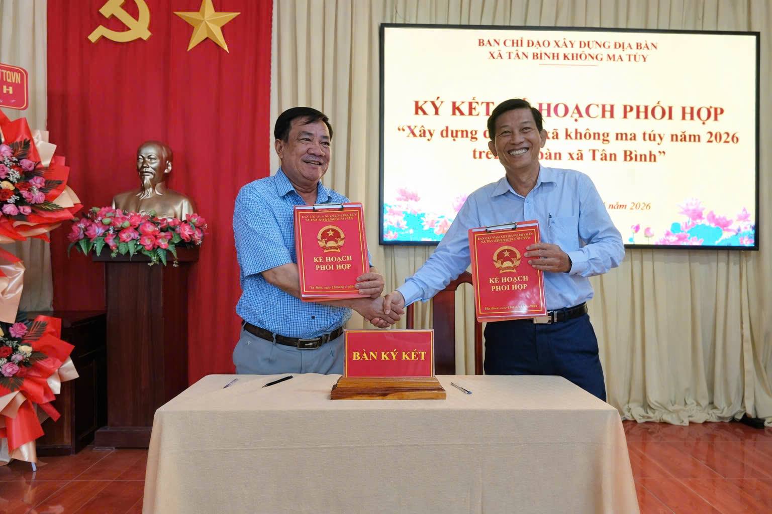 HỘI NGHỊ TRIỂN KHAI XÂY DỰNG ĐỊA BÀN XÃ TÂN BÌNH “KHÔNG MA TÚY” NĂM 2026”