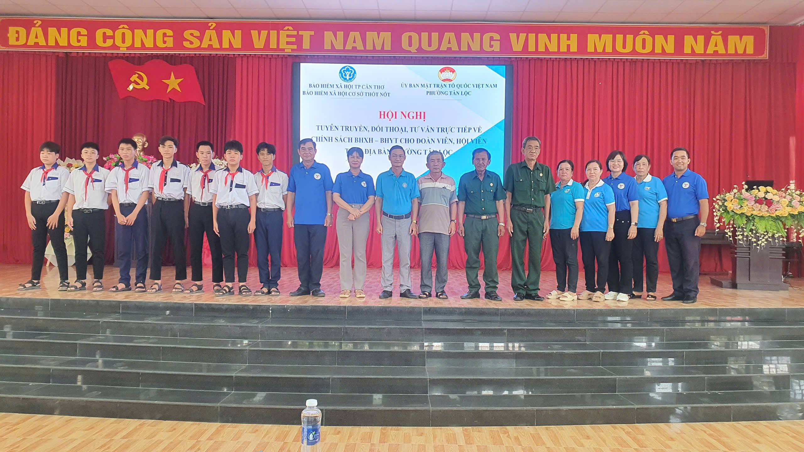 Phường Tân Lộc -  Tuyên truyền, đối thoại, tư vấn trực tiếp về chính sách BHXH - BHYT cho đoàn viên, hội viên năm 2026