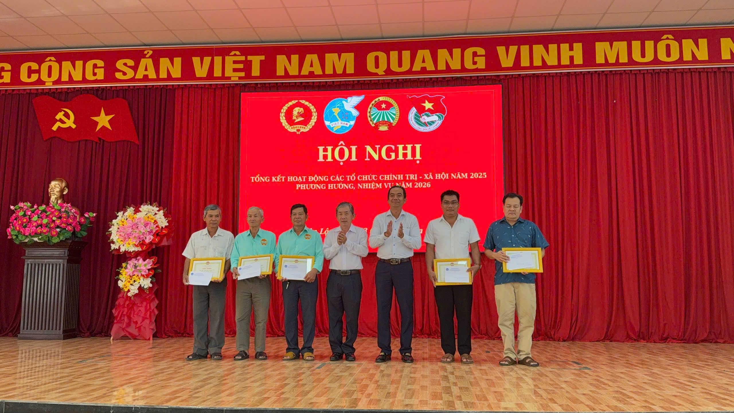 HỘI NGHỊ TỔNG KẾT CÁC TỔ CHỨC CHÍNH TRỊ-XÃ HỘI NĂM 2025