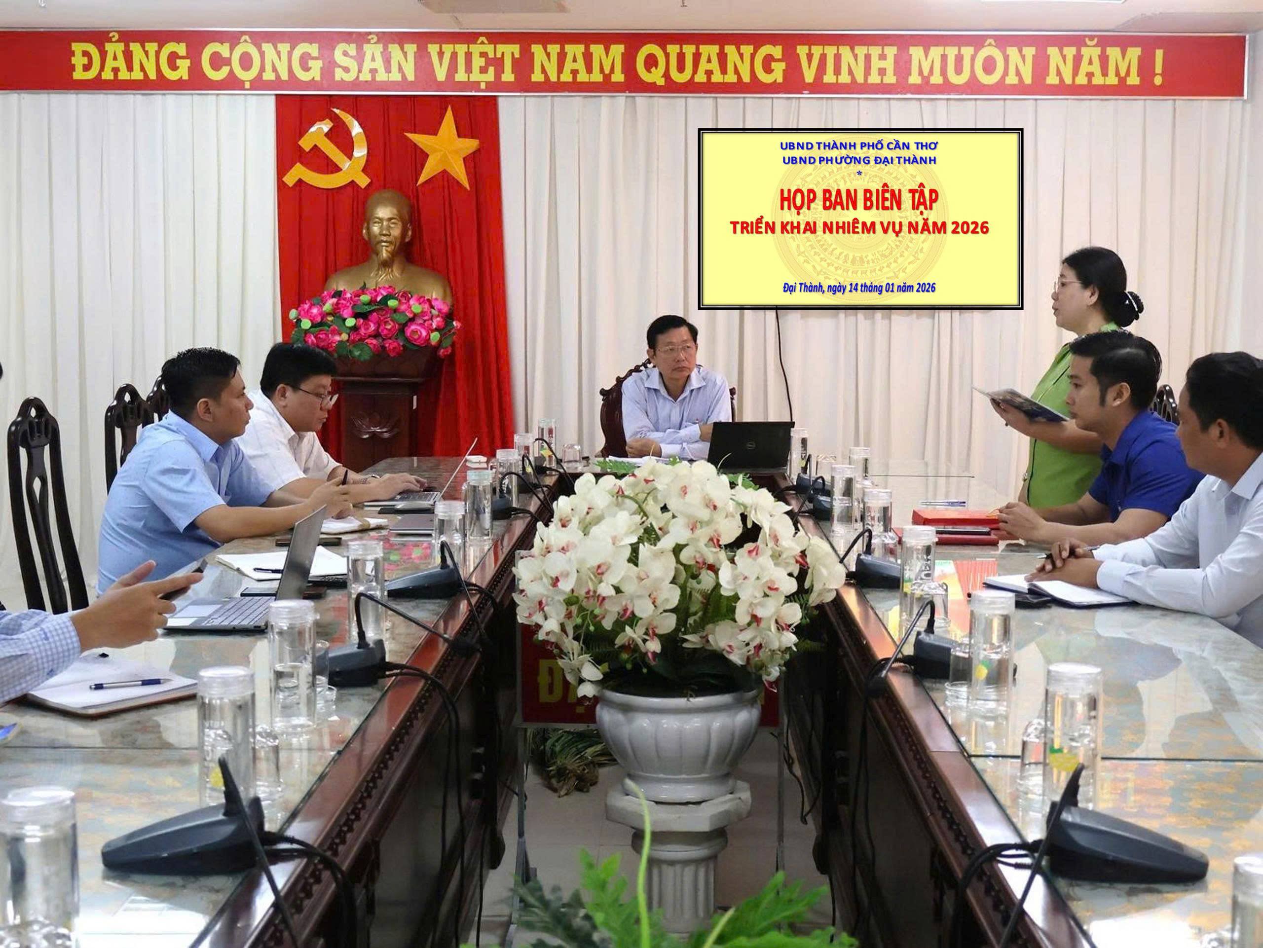  HỌP ĐỊNH KỲ BAN BIÊN TẬP TRANG THÔNG TIN ĐIỆN TỬ PHƯỜNG