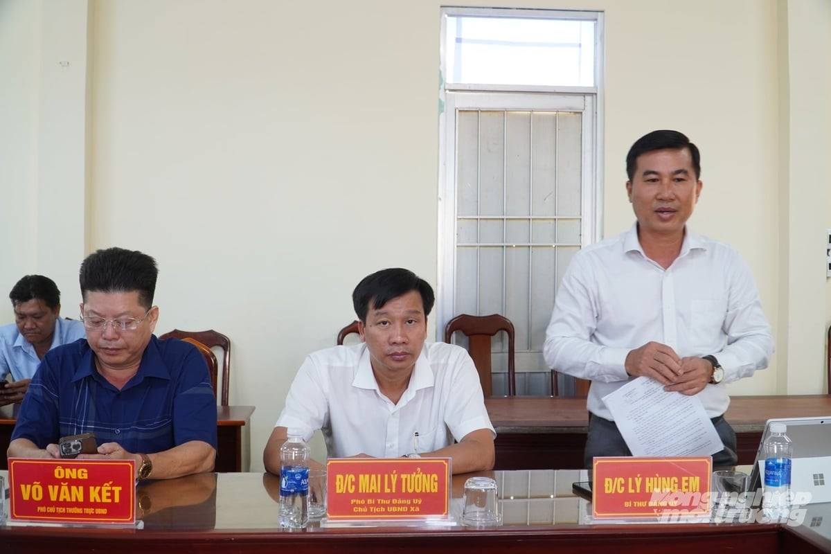 Xã Hòa An mời gọi doanh nghiệp đến khảo sát, liên kết tiêu thụ lúa
