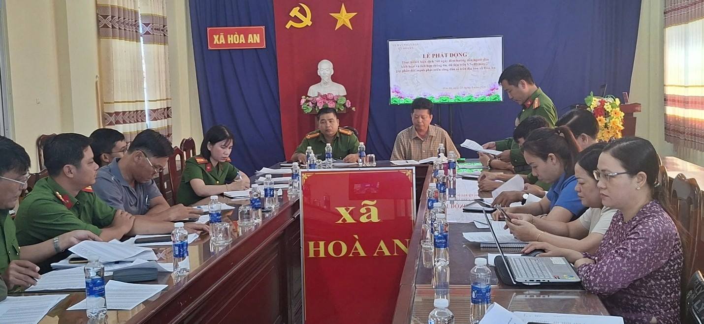Xã Hòa An triển khai Chiến dịch “60 ngày đêm” thúc đẩy  phát triển công dân số