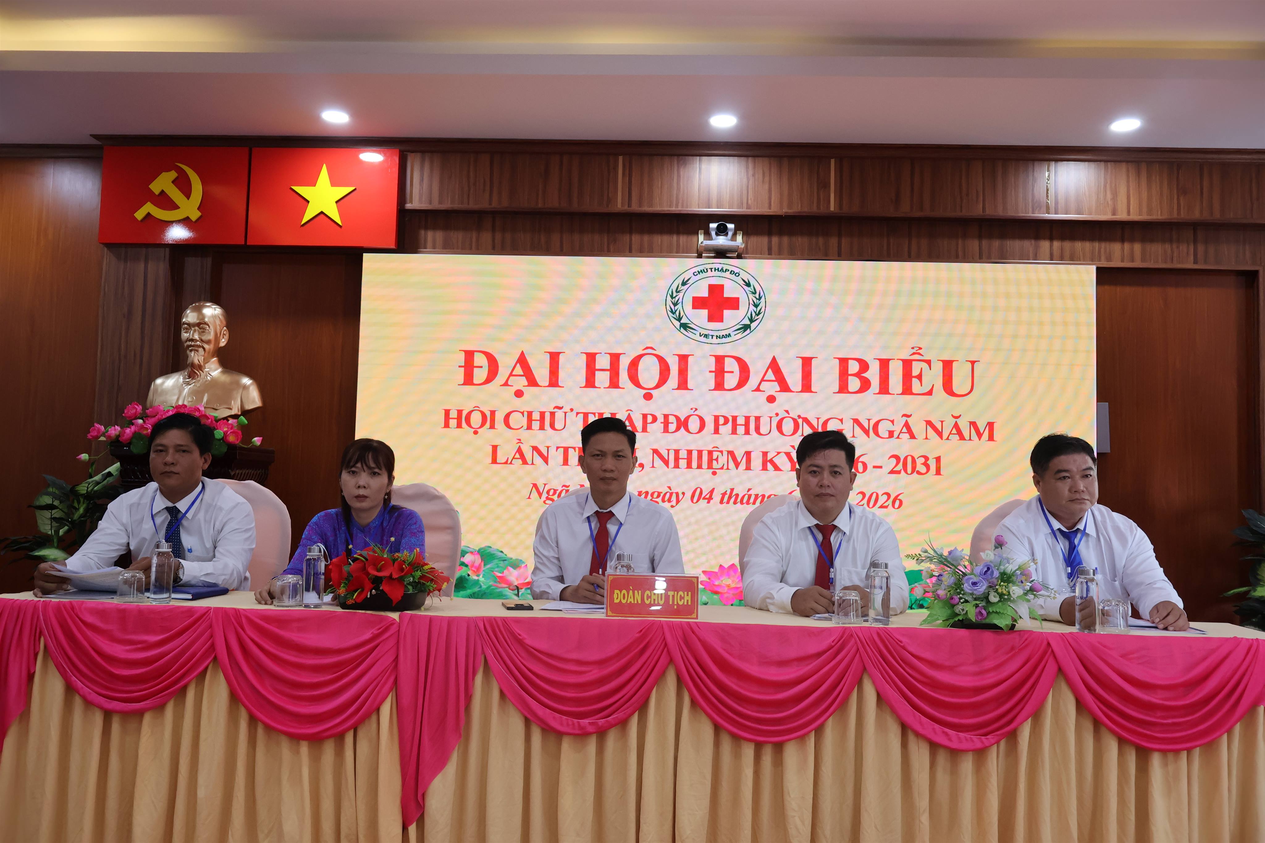 ĐẠI HỘI ĐẠI BIỂU HỘI CHỮ THẬP ĐỎ PHƯỜNG NGÃ NĂM LẦN THỨ I, NHIỆM KỲ 2026 – 2031