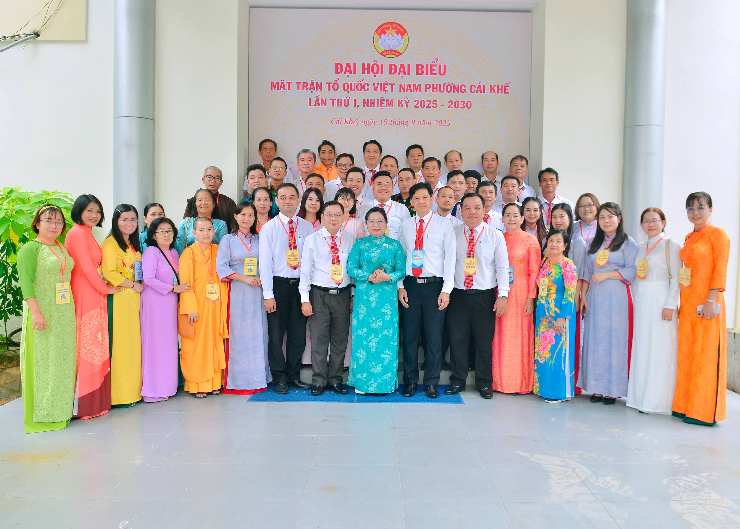 ĐẠI HỘI ĐẠI BIỂU MẶT TRẬN TỔ QUỐC VIỆT NAM PHƯỜNG CÁI KHẾ LẦN THỨ I, NHIỆM KỲ 2025 – 2030 THÀNH CÔNG TỐT ĐẸP