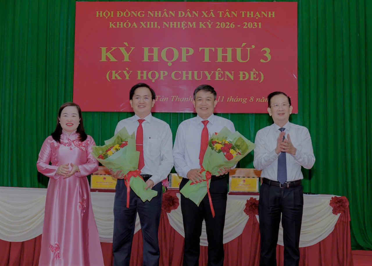 HĐND XÃ TÂN THẠNH TỔ CHỨC KỲ HỌP THỨ 3, KIỆN TOÀN CHỨC DANH CHỦ TỊCH UBND XÃ