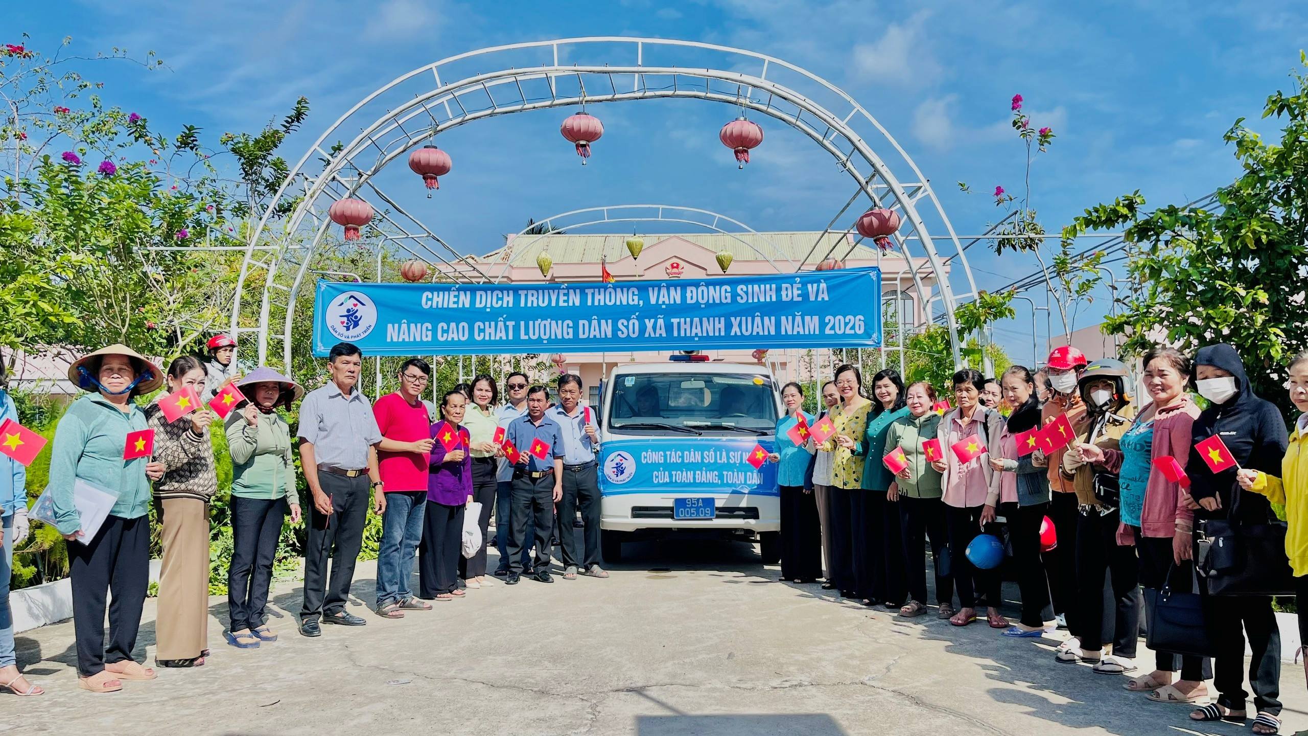 Thạnh Xuân triển khai Kế hoạch thực hiện Chiến dịch và Lễ Phát động ra quân thực hiện chiến dịch truyền thông vận động sinh đẻ và nâng cao chất lượng dân số năm 2026 