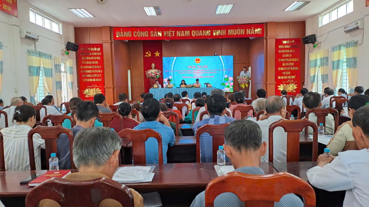 TỔ ĐẠI BIỂU SỐ 4 HĐND THÀNH PHỐ CẦN THƠ KHÓA XI, NHIỆM KỲ 2026 - 2031 TIẾP XÚC CỬ TRI ĐƠN VỊ XÃ THẠNH XUÂN