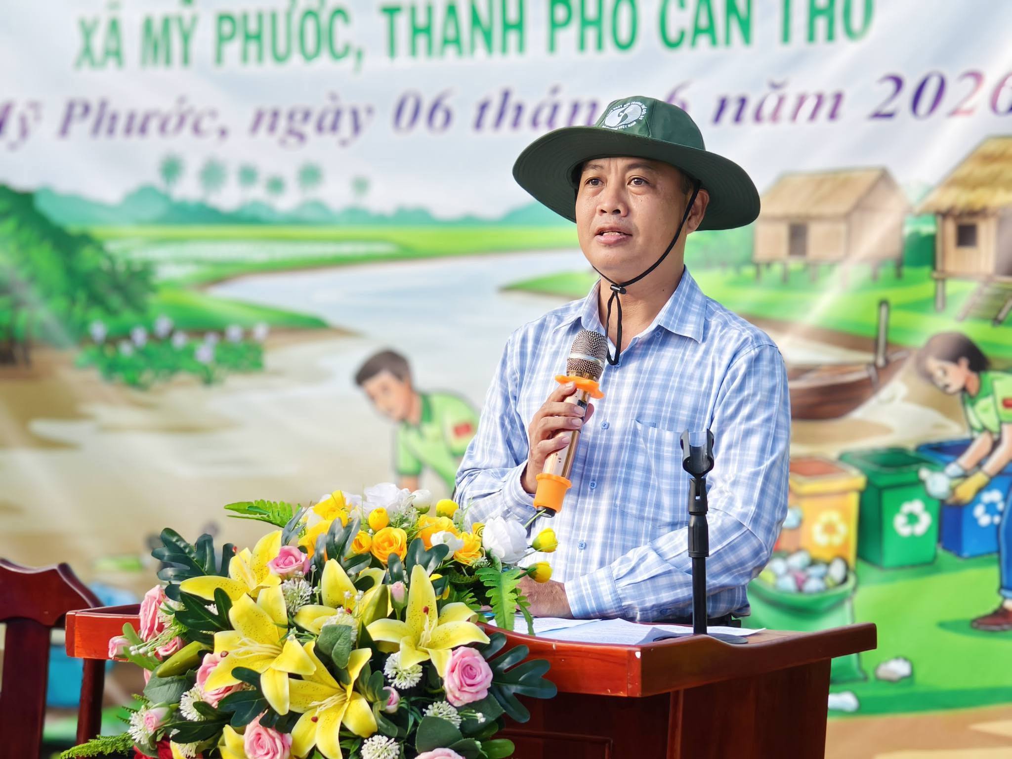 Mỹ Phước tổ chức lễ ra quân hưởng ứng phong trào "Toàn dân chung tay bảo vệ môi trường vì một Việt Nam Xanh -  Sạch  - Đep