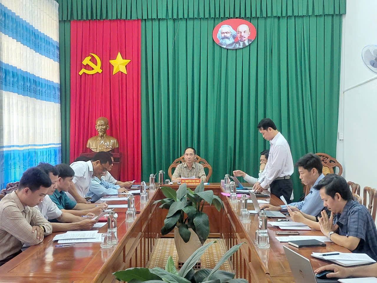 Ủy ban bầu cử xã Mỹ Phước tổ chức cuộc họp ấn định và công bố số lượng đơn vị bầu cử, danh sách đơn vị bầu và số lượng đại biểu được bầu ở mỗi đơn vị bầu cử đại biểu Hội đồng nhân dân xã Mỹ Phước, nhiệm kỳ 2026-2031