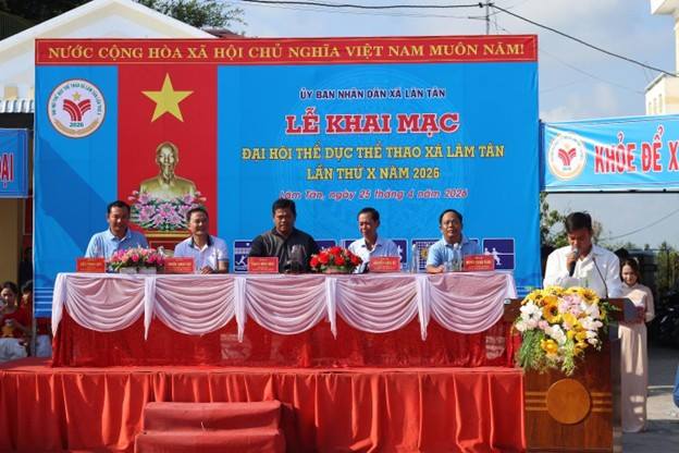 KHAI MẠC ĐẠI HỘI THỂ DỤC THỂ THAO XÃ LÂM TÂN LẦN X NĂM 2026