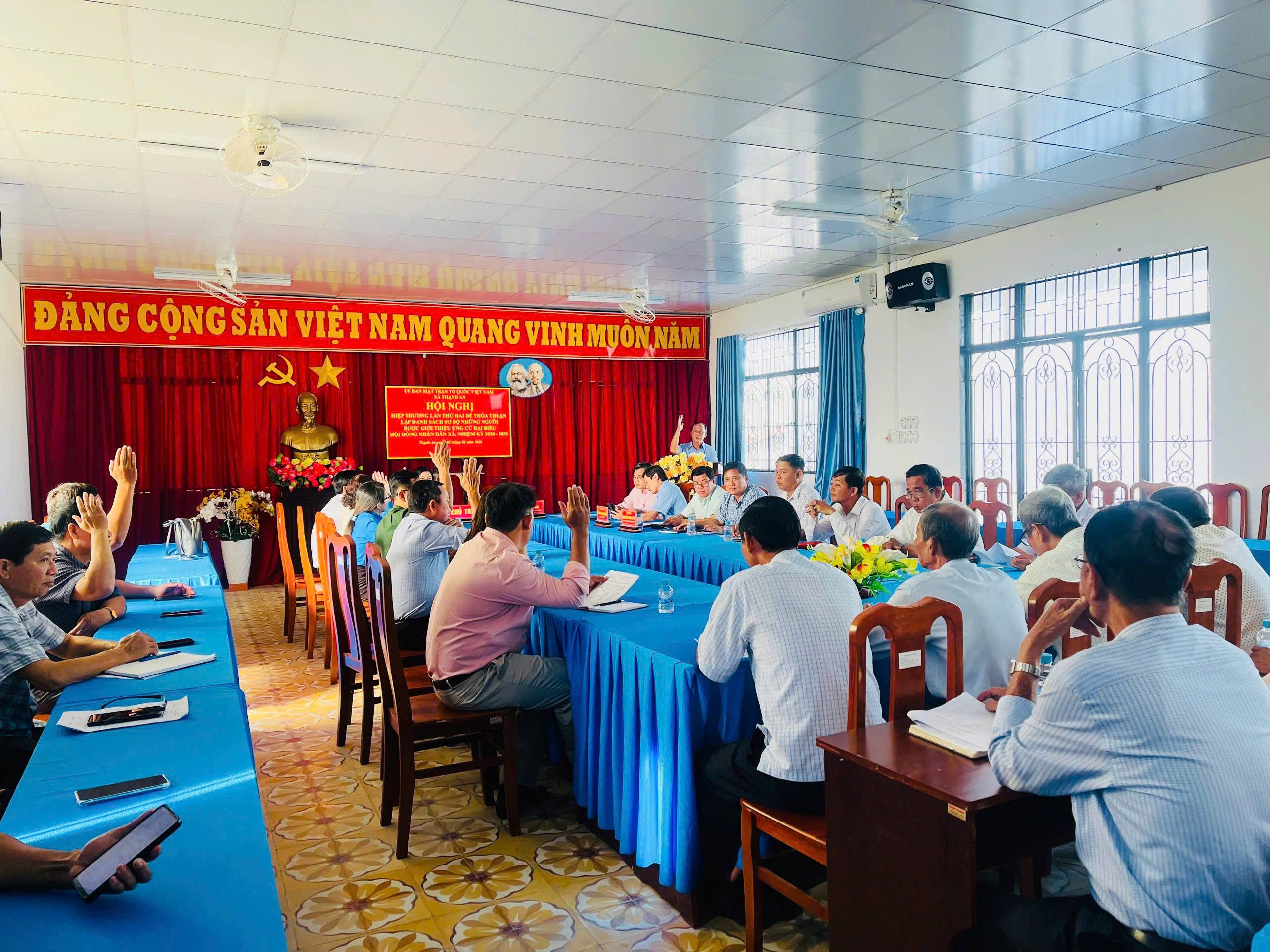 XÃ THẠNH AN HOÀN THÀNH HỘI NGHỊ HIỆP THƯƠNG LẦN THỨ HAI