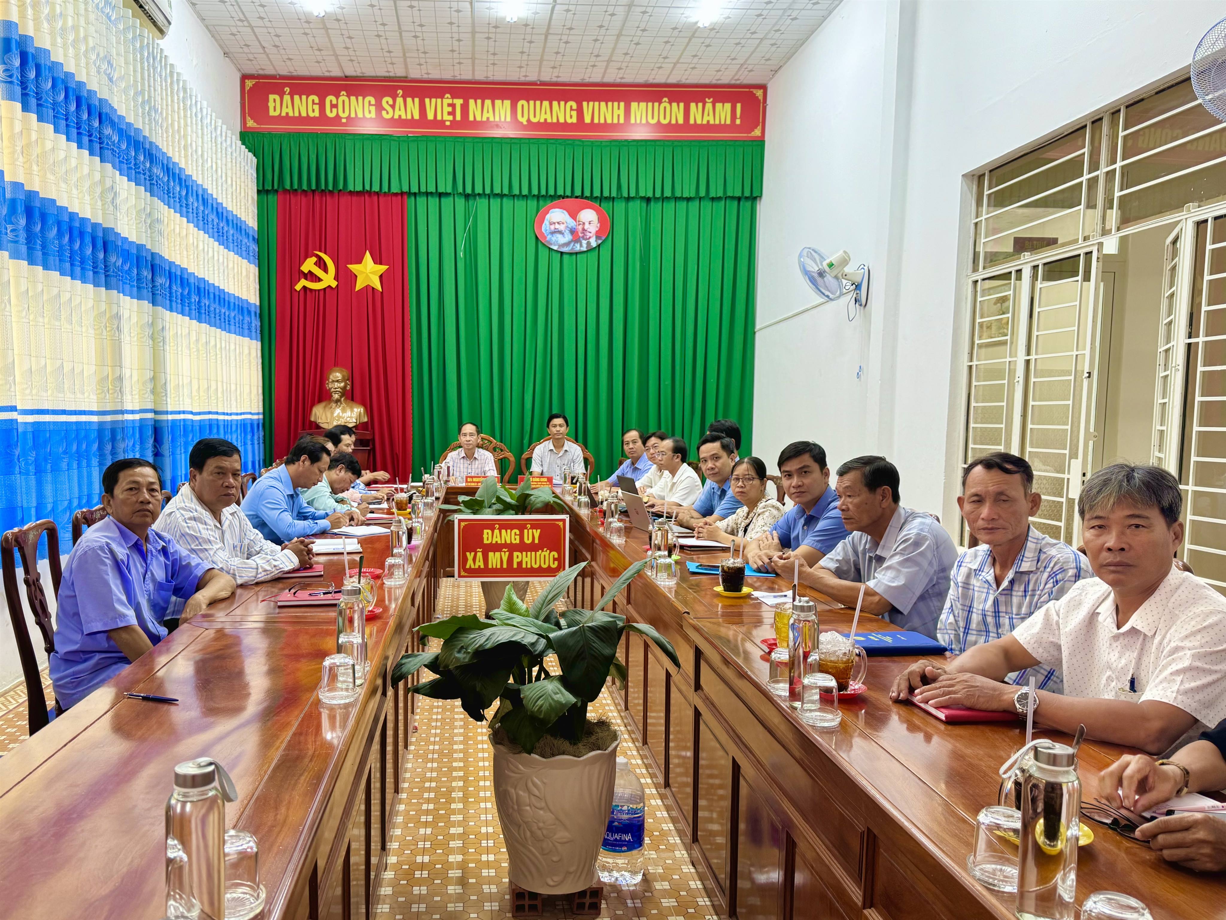 Đảng Ủy Xã Mỹ Phước tham dự Hội nghị tổng kết công tác năm 2025 và phương hướng, nhiệm vụ trọng tâm năm 2026 của Ban Chỉ đạo Trung ương về phát triển khoa học, công nghệ, đổi mới sáng tạo và chuyển đổi số quốc gia