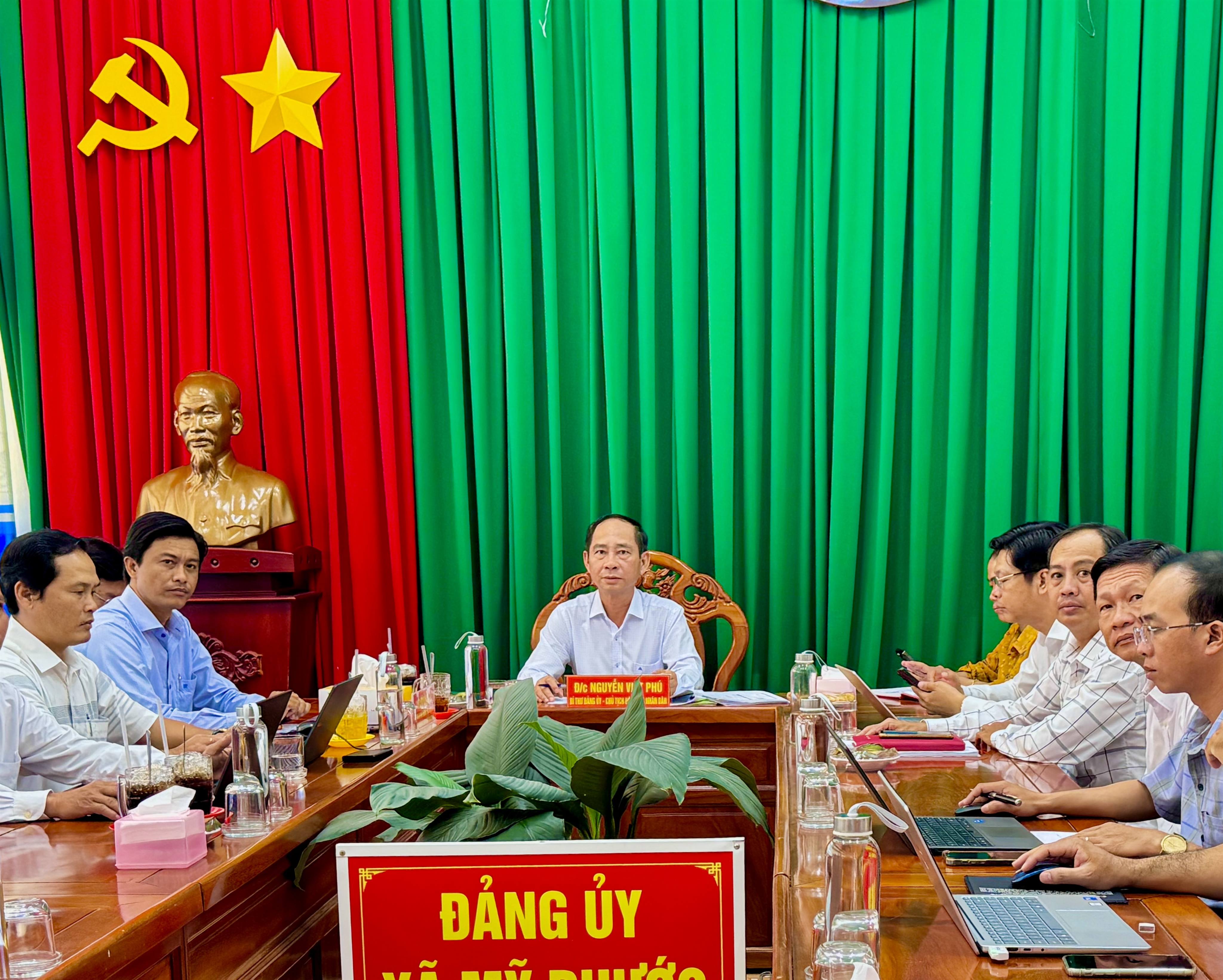 Đảng Ủy Xã Mỹ Phước tham dự Hội nghị tổng kết công tác chuyển đổi số trong các cơ quan đảng năm 2025