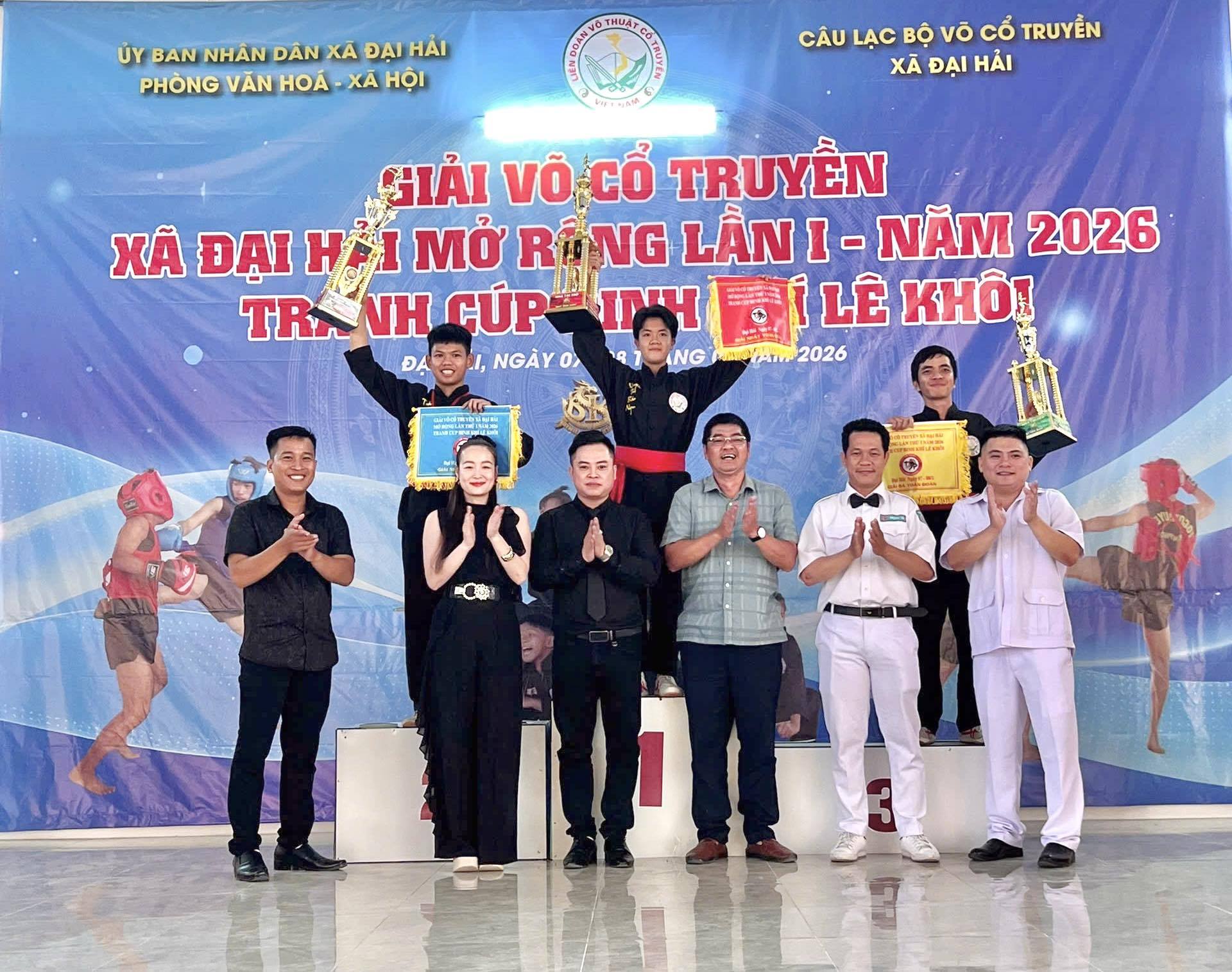 Sôi nổi Giải Võ cổ truyền xã Đại Hải mở rộng lần I – Tranh Cúp Bình Khí Lê Khôi năm 2026