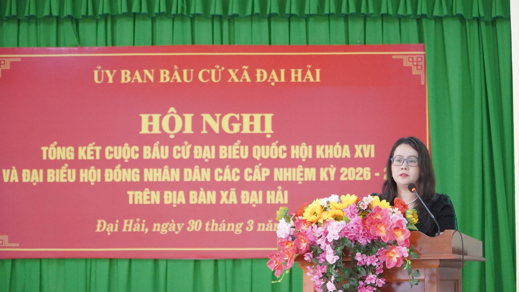 Xã Đại Hải tổ chức Hội nghị tổng kết công tác bầu cử đại biểu Quốc hội khóa XVI, và đại biểu Hội đồng nhân dân các cấp nhiệm kỳ 2026 – 2031