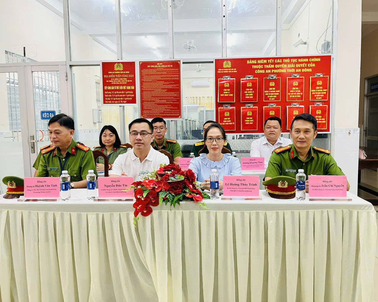 KHU VỰC BỎ PHIẾU SỐ 16 PHƯỜNG THỚI AN ĐÔNG TỔ CHỨC BẦU CỬ SỚM