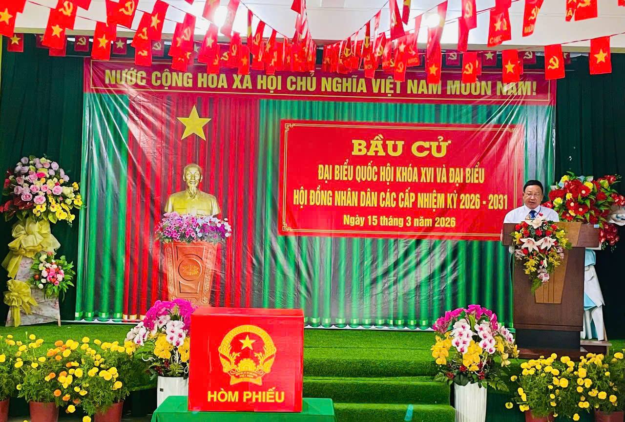 THỚI AN ĐÔNG: CỬ TRI HĂNG HÁI BẦU CỬ ĐẠI BIỂU QUỐC HỘI KHÓA XVI VÀ ĐẠI BIỂU HỘI ĐỒNG NHÂN DÂN CÁC CẤP NHIỆM KỲ 2026 - 2031