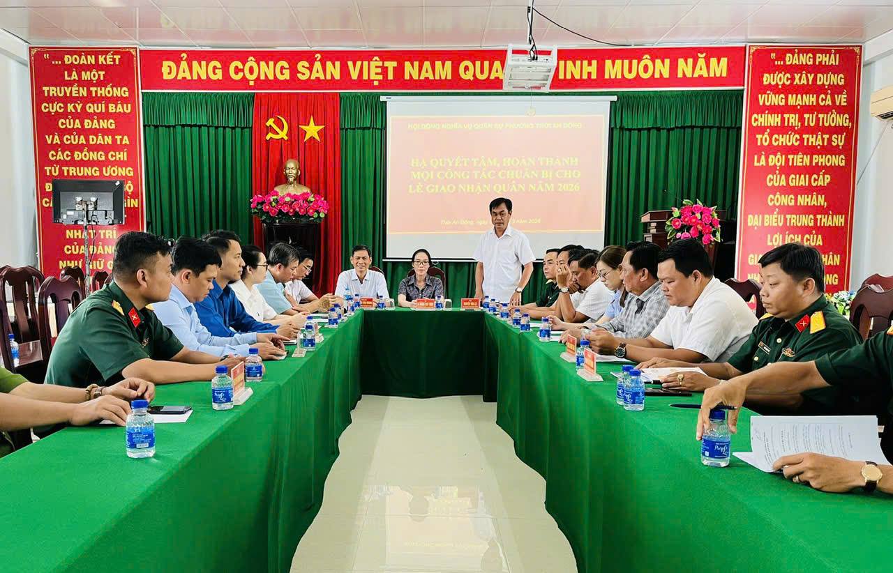 HOÀN THÀNH MỌI CÔNG TÁC CHUẨN BỊ CHO LỄ GIAO NHẬN QUÂN NĂM 2026