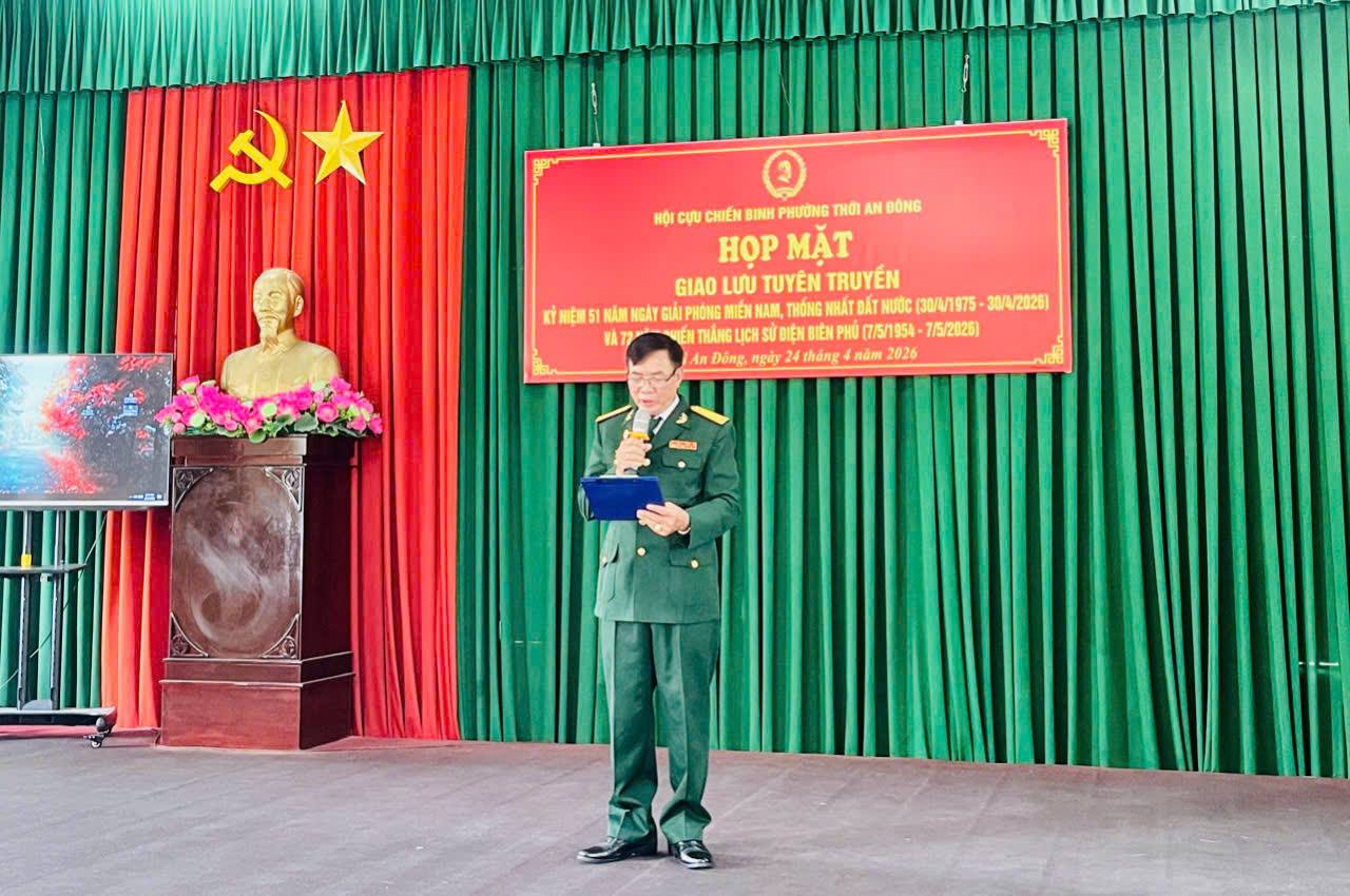 HỌP MẶT KỶ NIỆM 51 NĂM NGÀY GIẢI PHÓNG MIỀN NAM, THỐNG NHẤT ĐẤT NƯỚC  (30/4/1975 - 30/4/2026) VÀ 72 NĂM CHIẾN THẮNG ĐIỆN BIÊN PHỦ  (7/5/1954 - 7/5/2026) 
