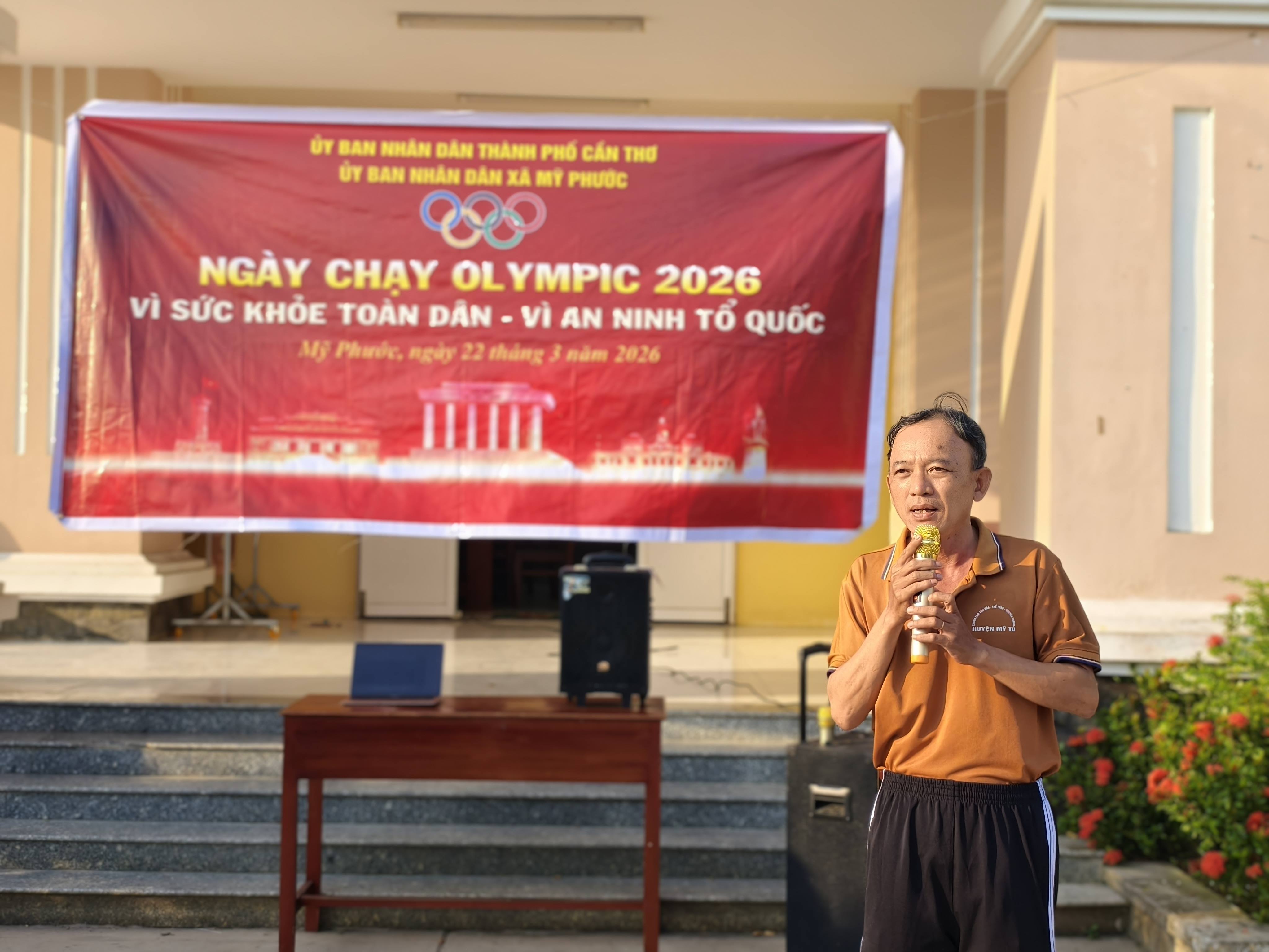 Ngày chạy Olympic – Vì sức khỏe toàn dân – Vì An ninh Tổ quốc và tổ chức giải Việt dã Thể dục Thể thao xã Mỹ Phước năm 2026