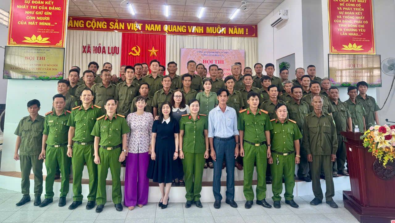 Hội thi lực lượng An ninh trật tự cơ sở giỏi xã Hỏa Lựu lần thứ I năm 2026