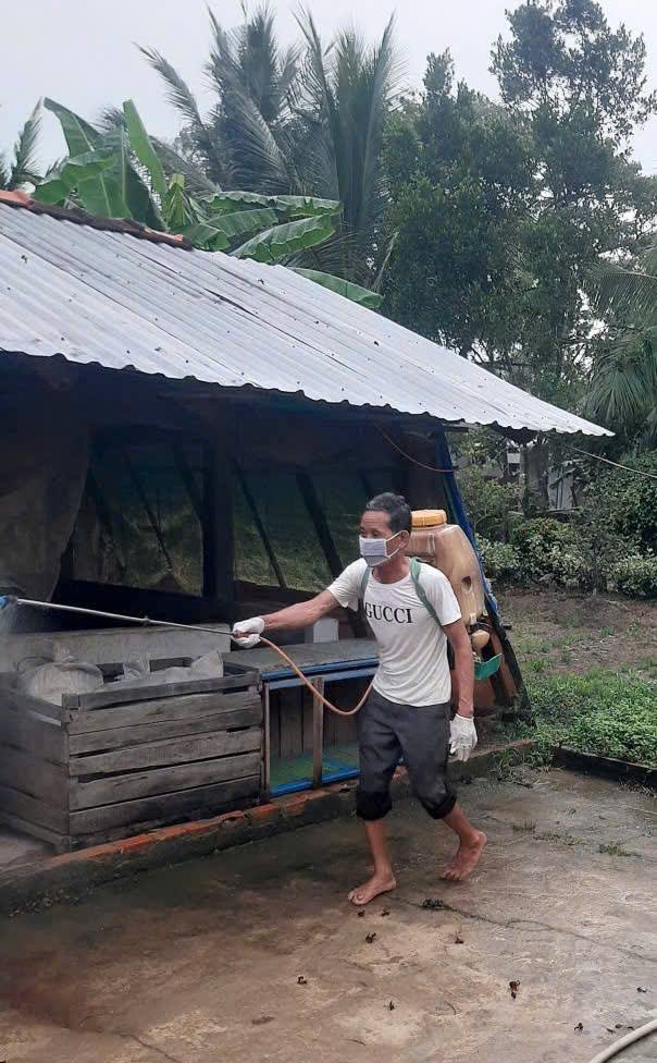 Xã Hỏa Lựu thực hiện Tháng tổng vệ sinh, khử trùng, tiêu độc môi trường đợt 1 năm 2026