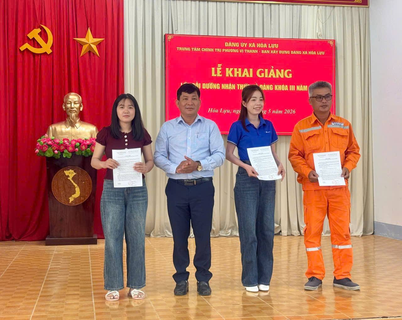 48 học viên tham gia lớp Bồi dưỡng nhận thức về Đảng khóa III năm 2026