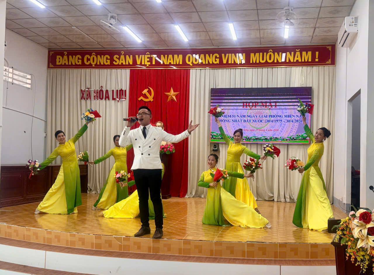 Xã Hỏa Lựu họp mặt kỷ niệm 51 năm Ngày giải phóng hoàn toàn Miềm Nam, thống nhất đất nước 30/4/1975 – 30/4/2026