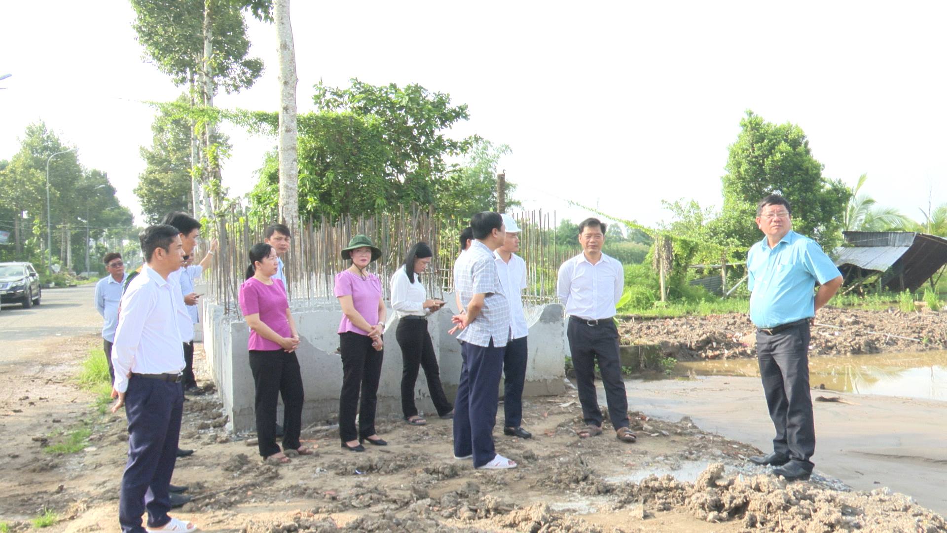 HIỆP HƯNG ĐÔN ĐỐC TIẾN ĐỘ KHU TÁI ĐỊNH CƯ ẤP MỸ QUỚI