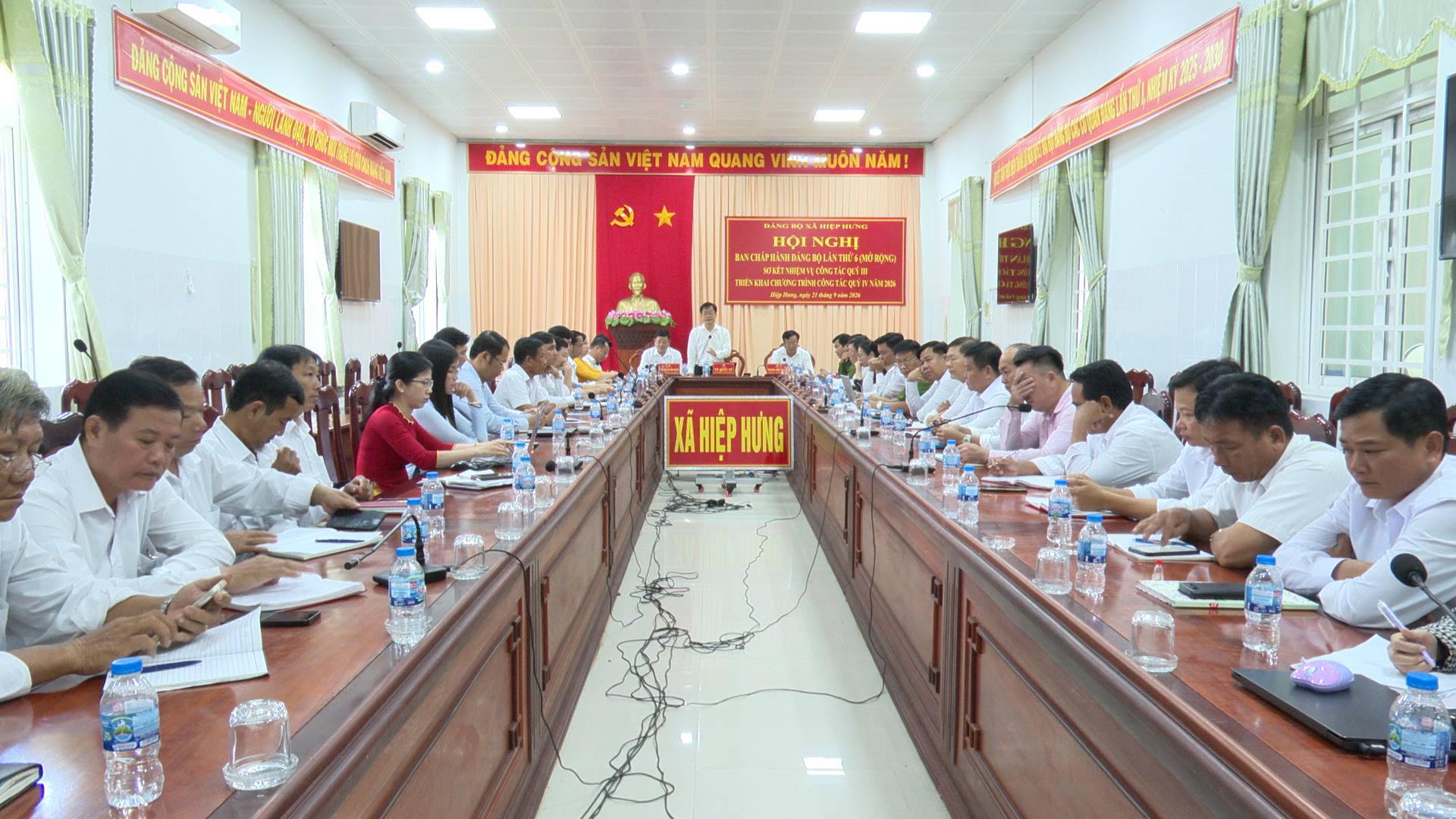 HIỆP HƯNG SƠ KẾT CÔNG TÁC QUÝ III, TRIỂN KHAI NHIỆM VỤ QUÝ IV NĂM 2026