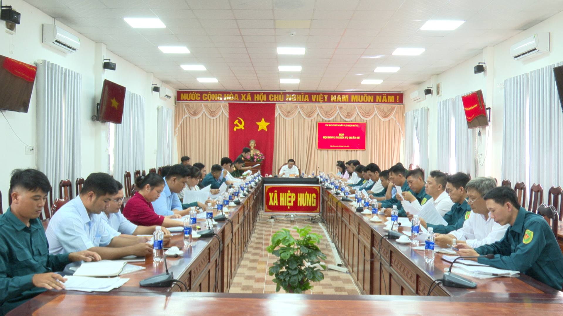 HIỆP HƯNG TRIỂN KHAI KẾ HOẠCH TUYỂN CHỌN VÀ GỌI CÔNG DÂN NHẬP NGỦ NĂM 2027
